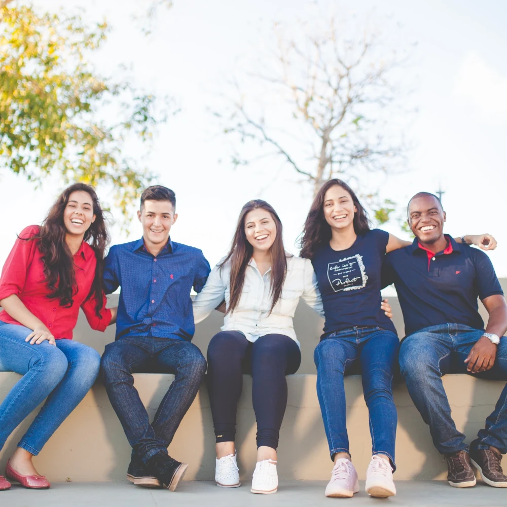 Image of students smiling